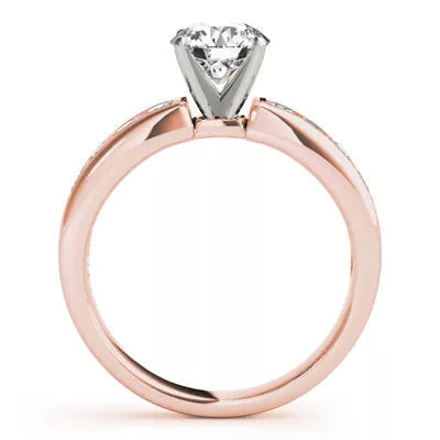 Zaina Channel Diamond Engagement Ring
