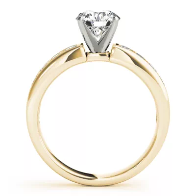 Zaina Channel Diamond Engagement Ring