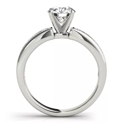 Zaina Channel Diamond Engagement Ring