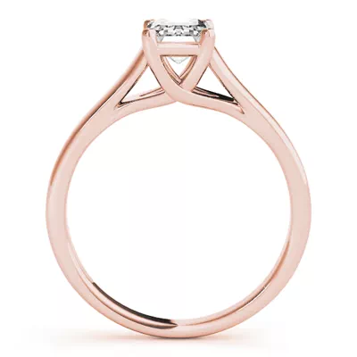 Nevada Emerald Cut Solitaire Engagement Ring