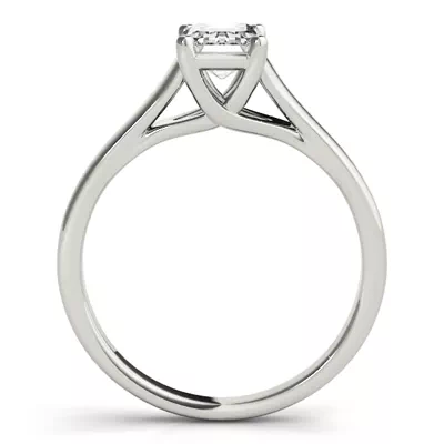 Nevada Emerald Cut Solitaire Engagement Ring