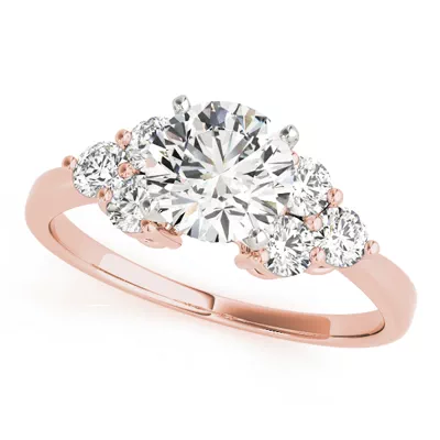 Liesel Diamond Cluster Engagement Ring