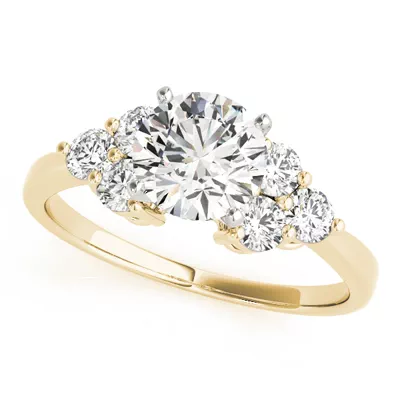 Liesel Diamond Cluster Engagement Ring