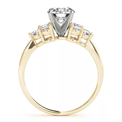 Liesel Diamond Cluster Engagement Ring