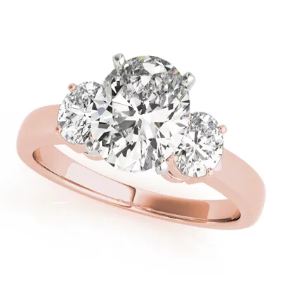 Florentina Three Stone Engagement Ring