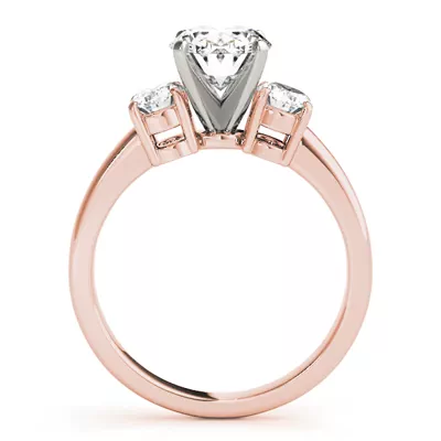 Florentina Three Stone Engagement Ring