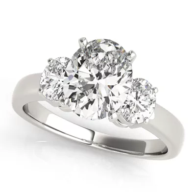 Florentina Three Stone Engagement Ring