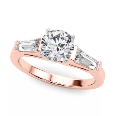 Nya Three Stone Engagement Ring