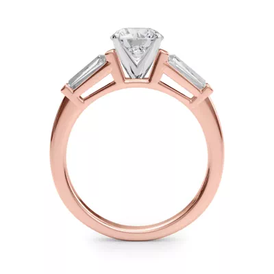 Nya Three Stone Engagement Ring