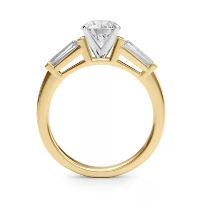 Nya Three Stone Engagement Ring