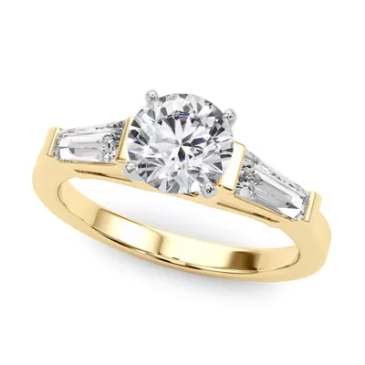 Nya Three Stone Engagement Ring