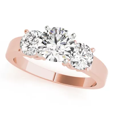 Cleo Three Stone Engagement Ring
