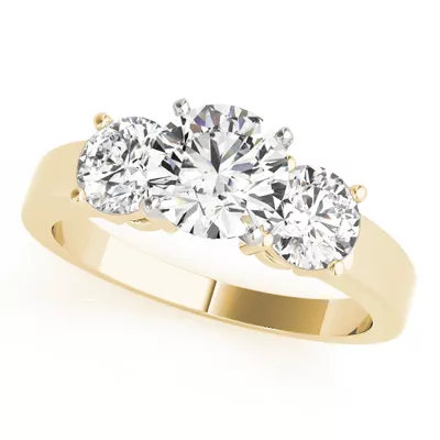 Cleo Three Stone Engagement Ring