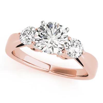 Ansley Three Stone Engagement Ring