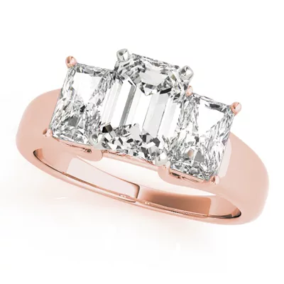 Oceana Three Stone Engagement Ring
