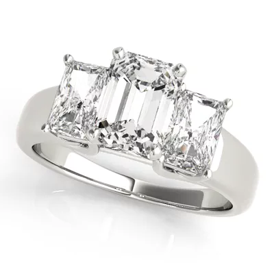 Oceana Three Stone Engagement Ring
