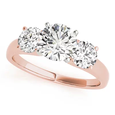Landry Three Stone Engagement Ring