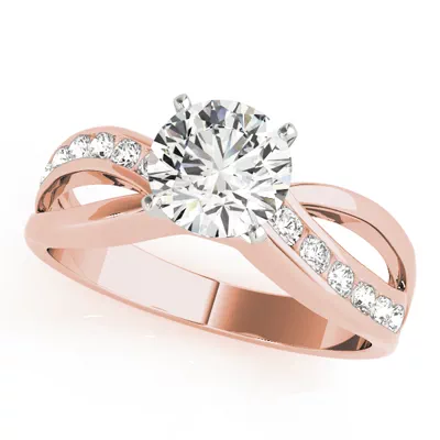 Bowie Channel Diamond Engagement Ring