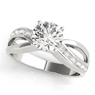 Bowie Channel Diamond Engagement Ring