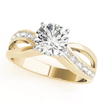 Bowie Channel Diamond Engagement Ring