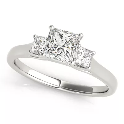 Millie Three Stone Engagement Ring