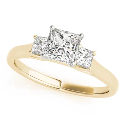 Millie Three Stone Engagement Ring