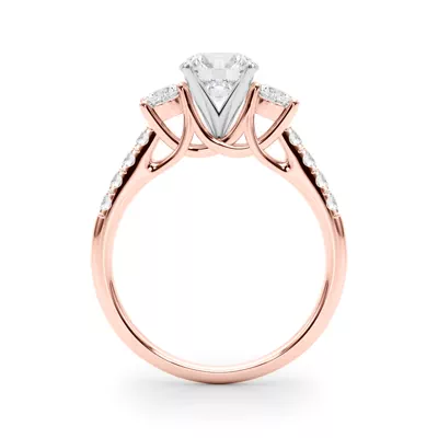 Emmie Three Stone Engagement Ring