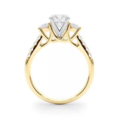 Emmie Three Stone Engagement Ring