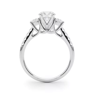 Emmie Three Stone Engagement Ring
