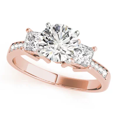 Meg Three Stone Engagement Ring