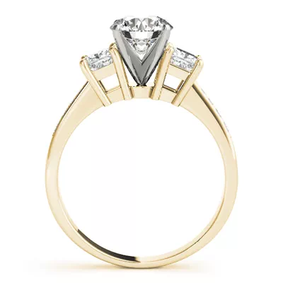 Meg Three Stone Engagement Ring