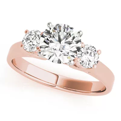 Campbell Three Stone Engagement Ring