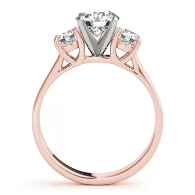 Campbell Three Stone Engagement Ring