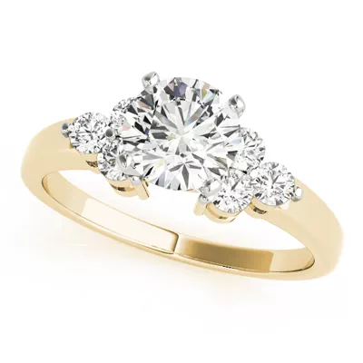 Essie Diamond Cluster Engagement Ring
