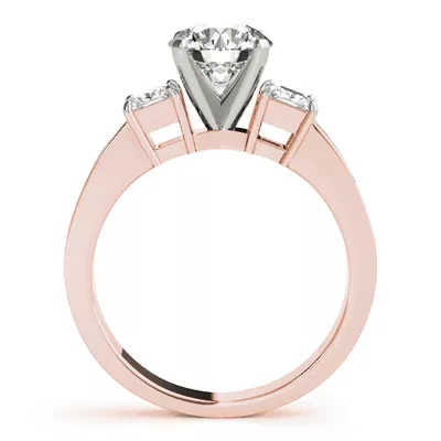 Angel Three Stone Engagement Ring