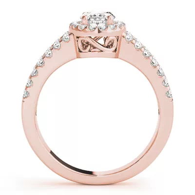 Zya Halo Engagement Ring