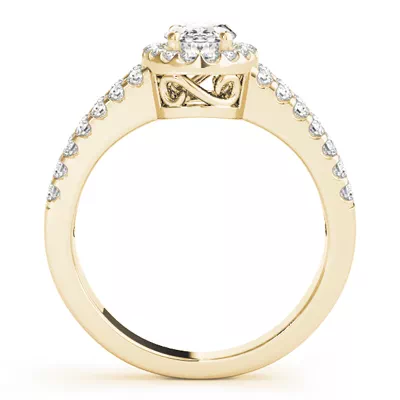Zya Halo Engagement Ring