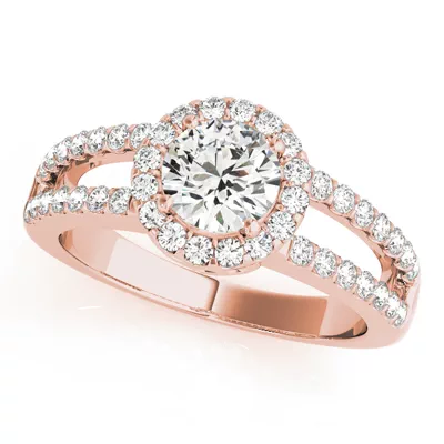 Ember Halo Engagement Ring
