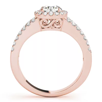 Ember Halo Engagement Ring