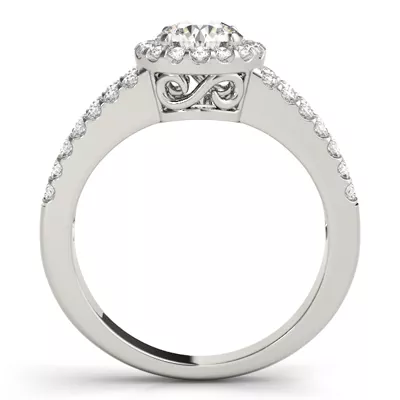 Ember Halo Engagement Ring