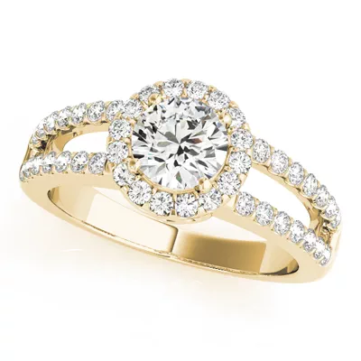 Ember Halo Engagement Ring