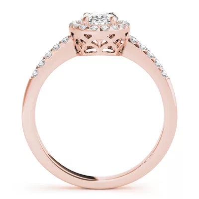 Beeba Halo Engagement Ring