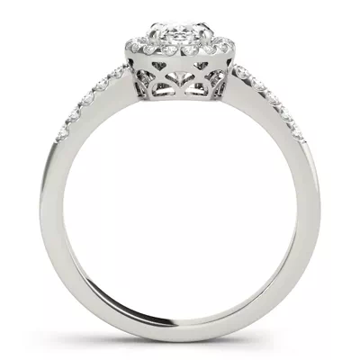 Beeba Halo Engagement Ring