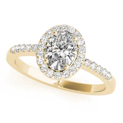 Beeba Halo Engagement Ring