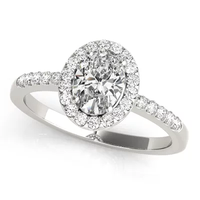 Beeba Halo Engagement Ring
