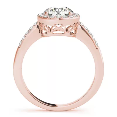 Lillee Halo Engagement Ring