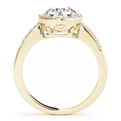 Lillee Halo Engagement Ring