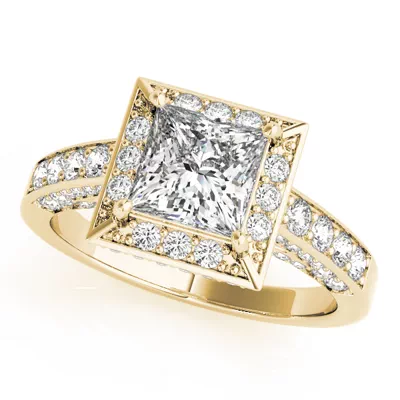 Gracie Halo Engagement Ring