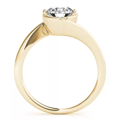 Florence Solitaire Bypass Engagement Ring