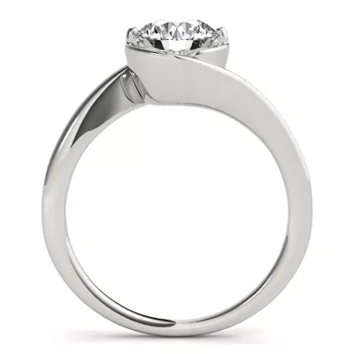 Florence Solitaire Bypass Engagement Ring